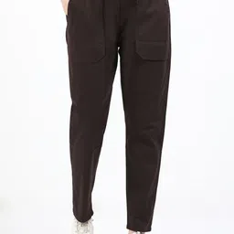SWISS HORN Women Mid Rise Cargo Trousers-image-27
