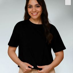 FBAR Women Pack of 2 Solid Pure Cotton Oversized T-shirts-picture-46