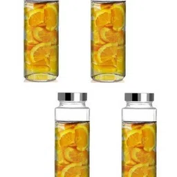 1ST TIME 4 Transparent Glass Solid Water Bottle-picture-31