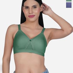 SHYAM SONS FLAIR Pack Of 2 Cotton Cut and Sew Full Coverage Bra-picture-30