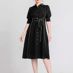 JULO Formal Shirt Midi Dress-picture-36