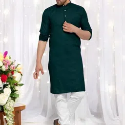 ANUJ FASHION Men Blended Straight Kurtas-picture-20