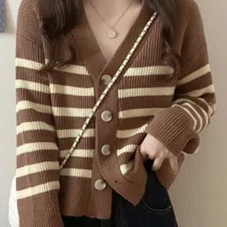 StyleCast Women Striped Cardigan-image-97