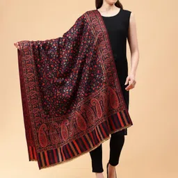 Moda Chales Women Floral Woven Design Shawl-picture-41