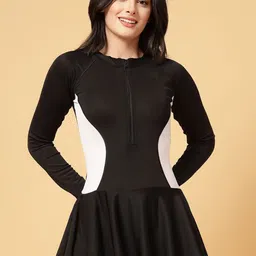 CUKOO Colourblocked PaddedSwimwear With Attached Shorts-picture-14