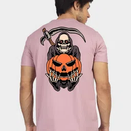 Greylongg Men Graphic Printed Round Neck Cotton T-shirt image 1