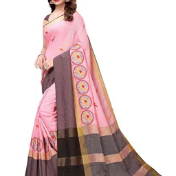 KALINI Ethnic Motifs Embroidered Saree image 2