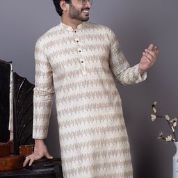 DEVOILER Embellished Cotton Silk Sequinned Straight Kurta-picture-17