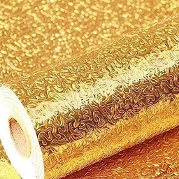 Aura Set of 2 Golden Self Adhesive Wallpaper image 5