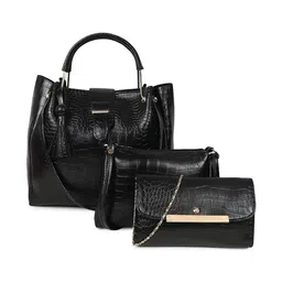 DANIEL CLARK Textured PU Structured Sling Bag with Tasselled-picture-30