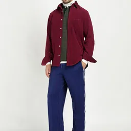 GANT Men Relaxed Fit Solid Spread Collar Pure Cotton Casual Shirt image 4