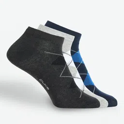Duke Men Pack Of 3 Assorted Cotton Shoe Liner-Length Moisture Control Socks-image-83