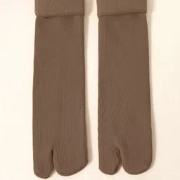 FIMS Women Pack Of 3 Striped Calf Length Thumb Socks image 4