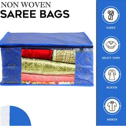 AMAK INC Blue Fabric Multi-Utility Wardrobe Organisers image 2