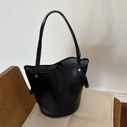 StyleCast x Revolte PU Bucket Shoulder Bag image 1