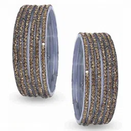 LLL FASHION Set Of 12 Stone Studded Bangles image 2