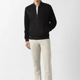 Van Heusen Sport Men Stand Collar Solid Bomber Jacket image 4
