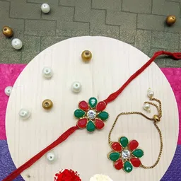 JN HANDICRAFT Red Rakhi-picture-26