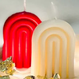 Timaya's Decor White 1 pieces Core Candle image 3