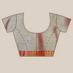 VISHNU CREATIONS Woven Design Zari Pure Silk Banarasi Saree image 4