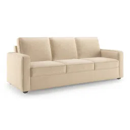 urban ladder create Apollo 3 Seater Fabric Sofa in Birch Beige Colour image 2