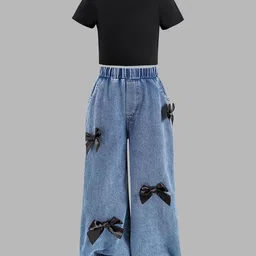 LULU & SKY Girls T-shirt with Trousers-picture-39