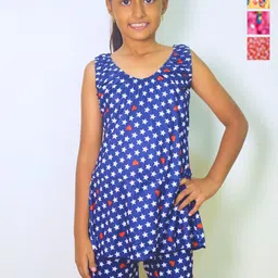 Aqua Holic Girls Pack of 4 Printed Round Neck Swimwear Suit-image-9