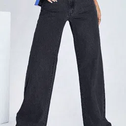 DressBerry Women Comfort Straight Fit High-Rise Acid wash Light Fade Stretchable Jeans-picture-13