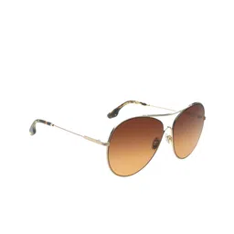 Victoria Beckham Women Brown Lens & Gold-Toned Oval Sunglasses with-picture-13