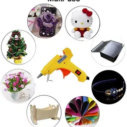 dyeoui 20W Mini Hot Glue Gun With 5 Hot Melt Glue Stick Standard Temperature Corded Glue Gun image 4