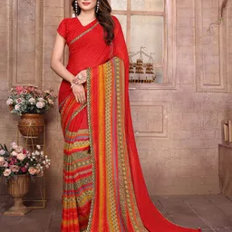 Moda Rapido Women Floral Print Saree-image-66