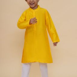 Sethukrishna Boys Band Collar Straight Kurta-picture-34