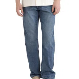 RARE RABBIT Men Comfort Mid-Rise Light Fade Stretchable Jeans-picture-23