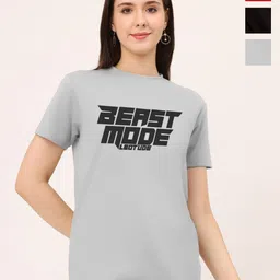 Leotude Women 3 Printed Boxy T-shirt-picture-39