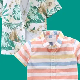 DUTT CREATION Boys Classic Floral Printed Casual Shirt image 3