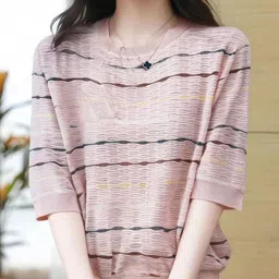 StyleCast Women Printed Pullover Sweaters image 3