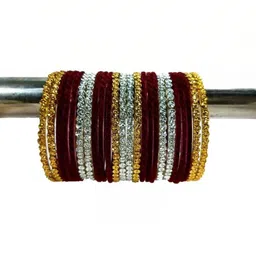 Shasmi Set Of 48 Stone-Studded Bangles image 2
