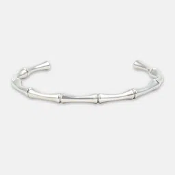 French Accent Men Silver-Plated Cuff Bracelet image 5