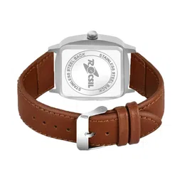 Rocsil Men Brass Printed Dial & Leather Straps Analogue Watch Choras W Br Leth image 3