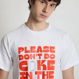 IVOC Men Typography Printed Round Neck Cotton T-shirt image 2