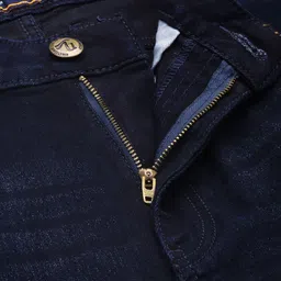 the indian garage co. Men Boot-Leg Mid Rise Blue Jeans image 4