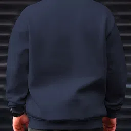 vcanee Men Full Sleeve Solid Sweatshirt image 2