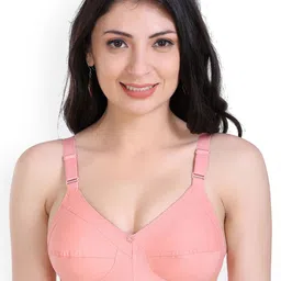 SHYAM SONS FLAIR Women Pack Of 4 Full Coverage Seamed Wireless Non Padded Minimizer Bra image 4