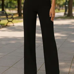 BROADSTAR Women Smart Straight Fit High-Rise Korean Trousers-picture-25