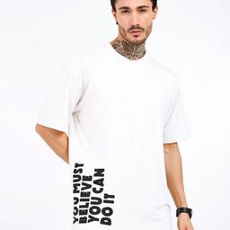 Bamboology Men Anti Odour Typography Printed Round Neck Oversized T-shirt-picture-10