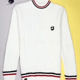 V-Mart Boys Round Neck Cable Knit Pullover-picture-18