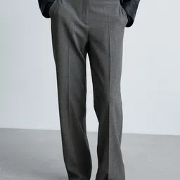 MANGO Women Regular Fit Trousers-picture-24