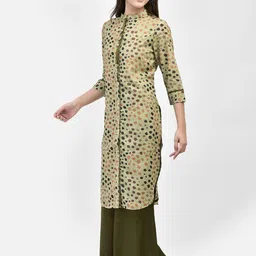 FUTURO Women Printed Regular Kurta with Palazzos image 2