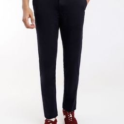 ColorPlus Men Slim Fit Mid-Rise Trousers-picture-38