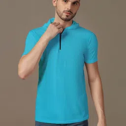 BEYOU FASHION Men Solid Hooded Cotton T-shirt-picture-33
